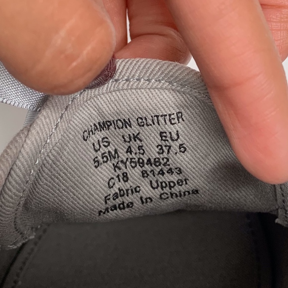 NEW Keds Kids|Kate Spade Champion Glitter Sneakers - Picture 6 of 7